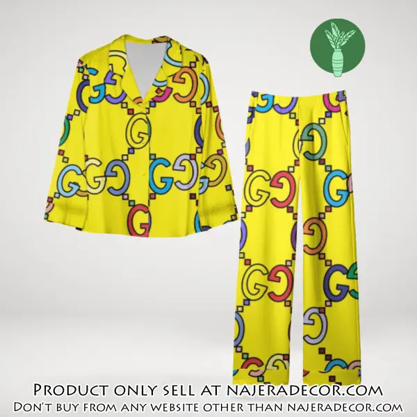 Trending luxury gc satin pajama set pjs1060 njr3810823